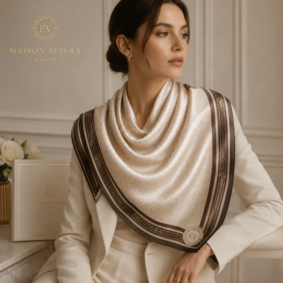 Monogram Carré 70 view 3