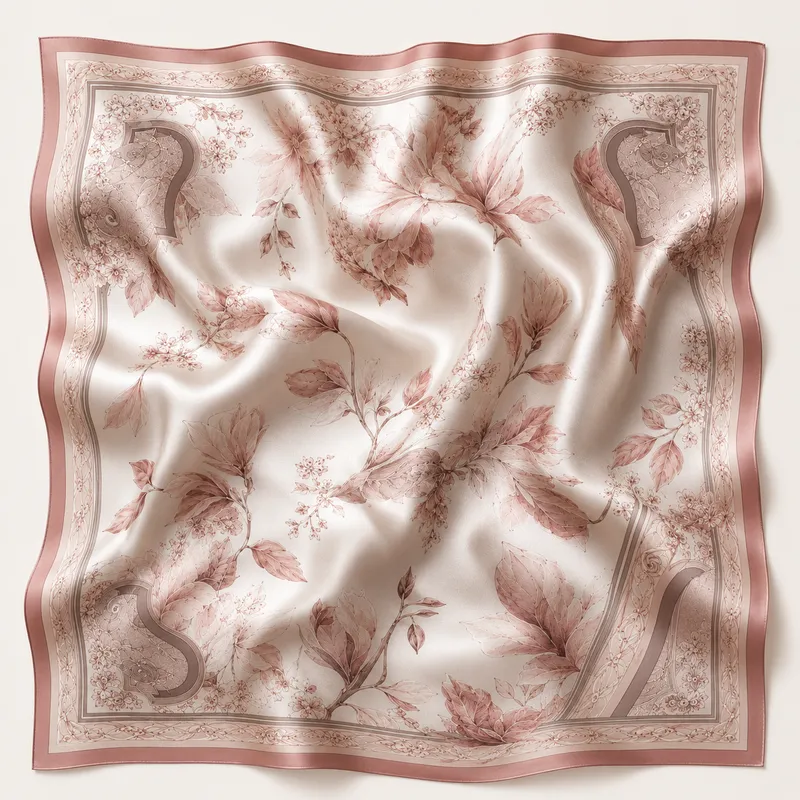 Rose Archive Carré 70 — 玫瑰典藏 70 方巾